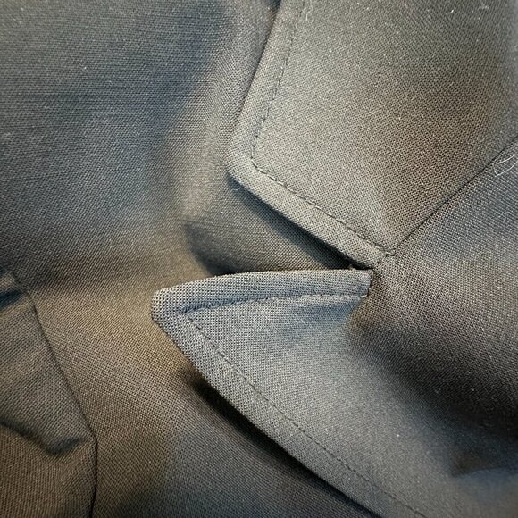 Alex Marie Black Two Button Blazer Suit Jacket Size 14 - Picture 4 of 7